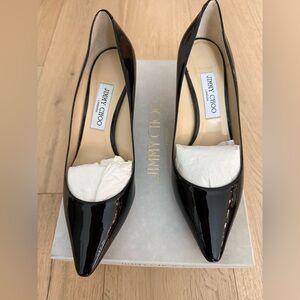 Jimmy Choo Black Patent Romy 60
